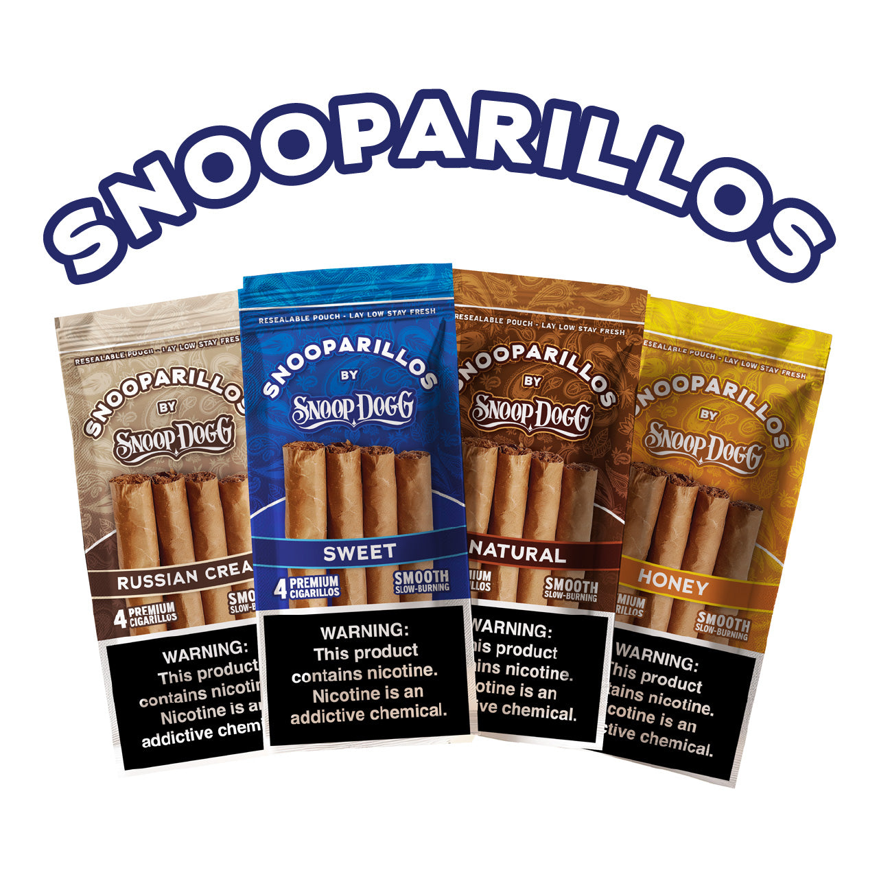 Snooparillos - Slow Burning Cigarillos (4pk) - SWED Snooparillos - Slow Burning Cigarillos (4pk) - SWED